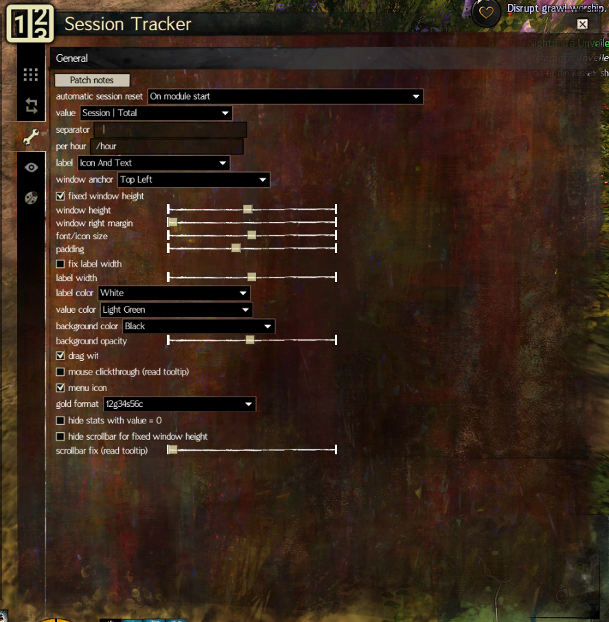 Session Tracker Module | Blish HUD